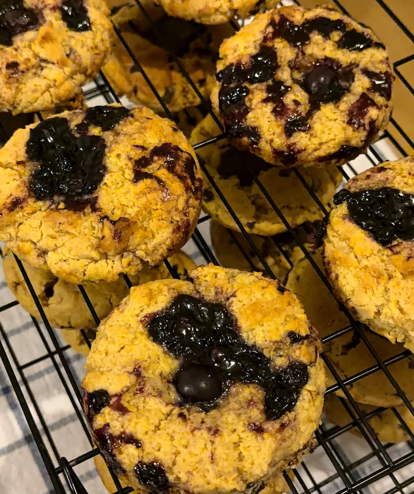 Blueberry Lemon Drizzle Cookie