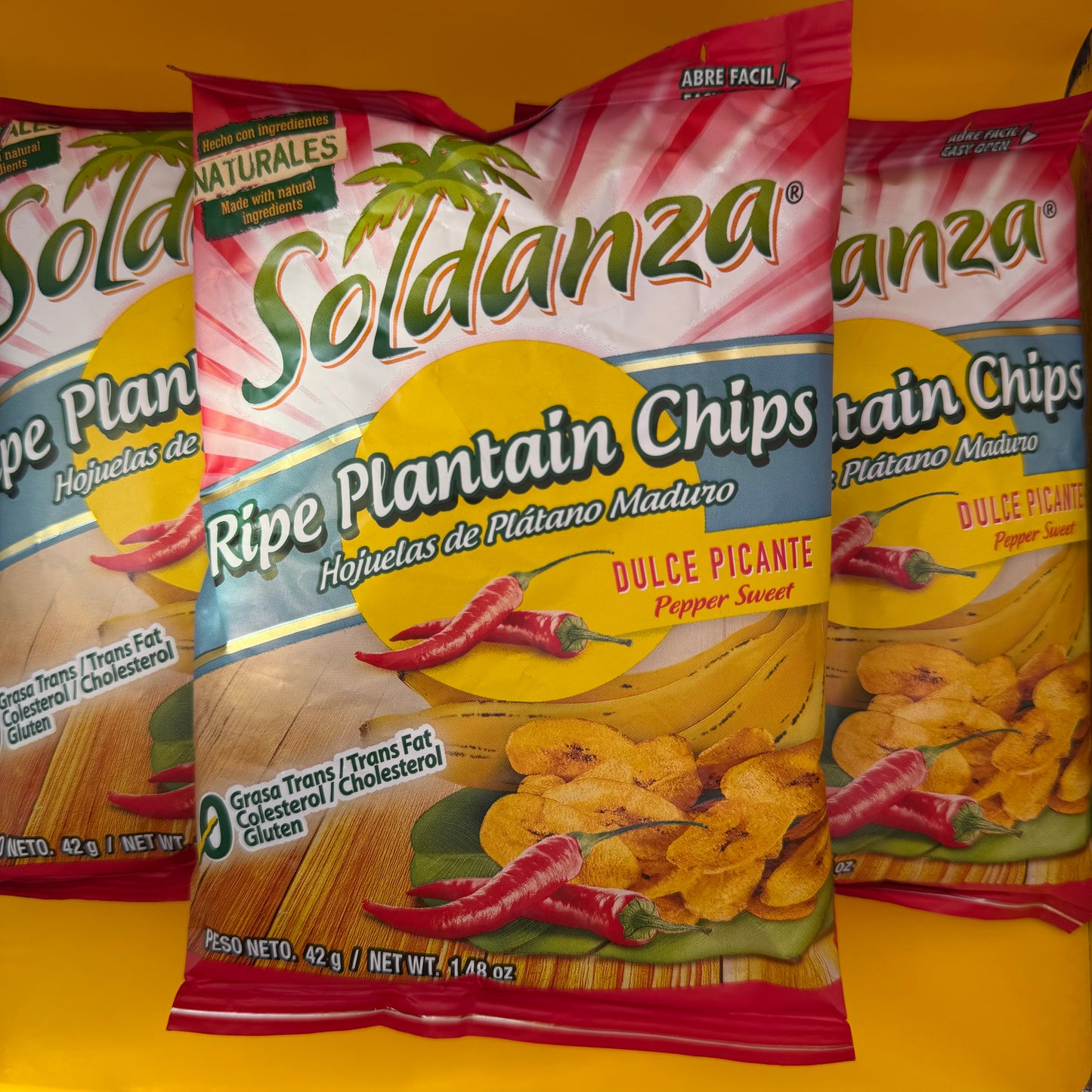 Soldanza Ripe Plantain Chips - Sweet Pepper