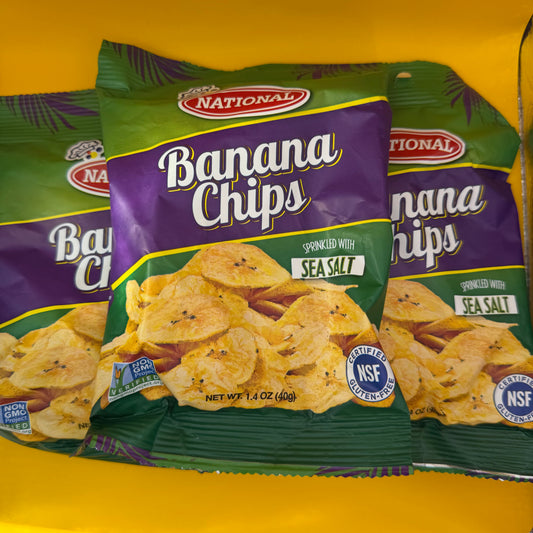National Banana Chips - Sea Salt