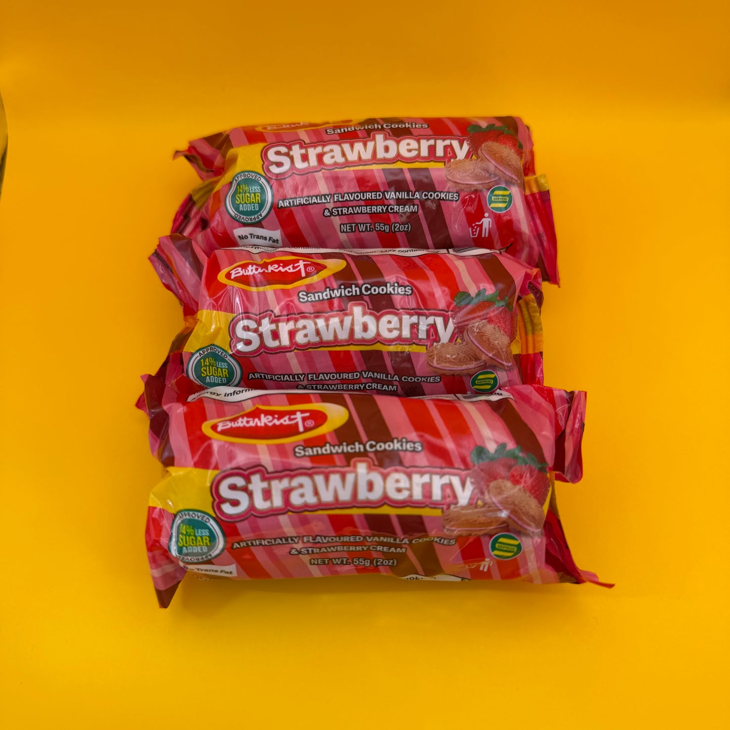 Strawberry Sandwich Cookies